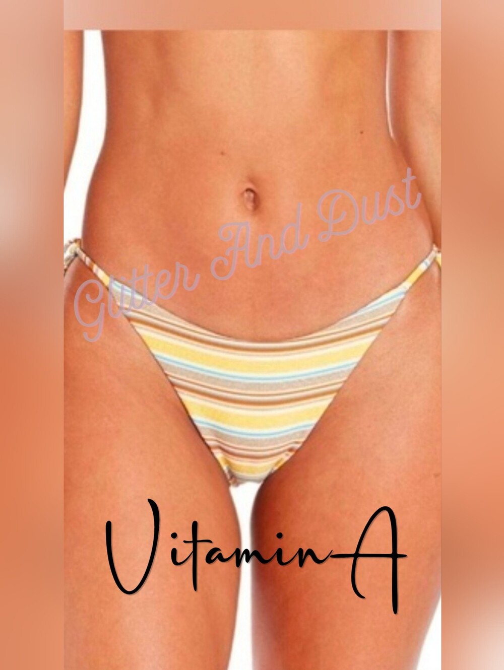 Vitamin A Side Elle Tie Side Bikini Bottoms